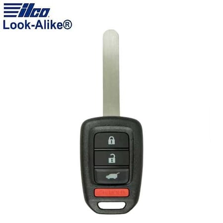 Ilco LAL RHK-HON-4B2 HONDA 4 BUTTON REMOTE HEAD KEY (MLBHLIK6-1T) ILCO-AX00010900